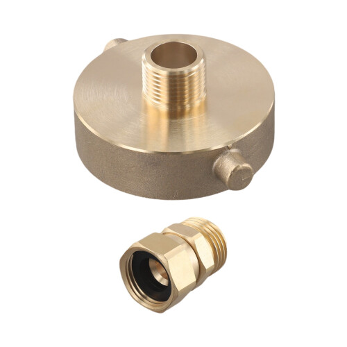 Hydrantenschlauchadapter Messing 2-1/2 NST/NH Innengewinde auf 3/4 2