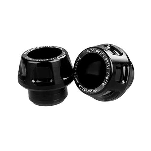 Motorcycle Front Fork Sliders CNC Aluminum Black 2