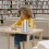 Colander Bookend Divider for Children's Books Blue 4
