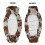 UTV Seat Covers Brown Cow Print Polyester 2-Piece 6