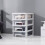 Plastic Drawer Storage Cabinet 5-Drawer for Home Office 7