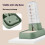 Jacenvly Pet Water Dispenser with Auto Refill and Filter 5