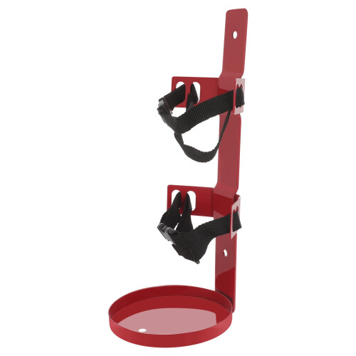 Iron Fire Extinguisher Holder TEHAUX Mounting Bracket Red 1