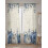 Blue and White Sheer Curtains 52 x 84 in Light Filtering 5