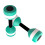 Water Dumbbells for Pool Exercise Deep Green 2 Pack 2