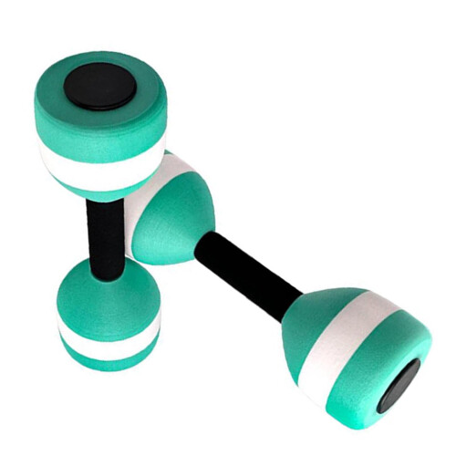 Water Dumbbells for Pool Exercise Deep Green 2 Pack 1