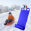 Snow Sled Plastic Toboggan Lightweight Roll-Up 1 Piece 2