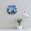 Mute Blue Totoro Wall Clock – PVC, Battery-Powered 5