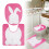 Easter Toilet Seat Cover Spring Theme 1 Piece 2