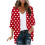 Women's Polka Dot Cardigan Three-Quarter Sleeve 2