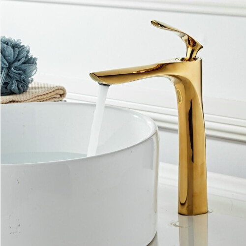 Vessel Sink Faucet Single Handle One Hole Brushed Nickel 2