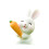 Rabbit and Carrot Cake Topper Easter Bunny Cupcake Decor 12 2