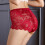 Women's Lace Boyshort Panties Plus Size Soft Stretch 3