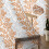 Sheer Curtains Yellow Leaf Pattern 52x84 Inch Light 5