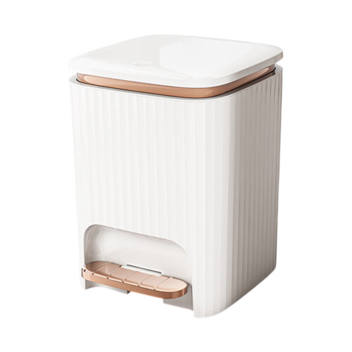 Step-On Trash Can 12-Gallon Foot Pedal Lid Kitchen Office 1