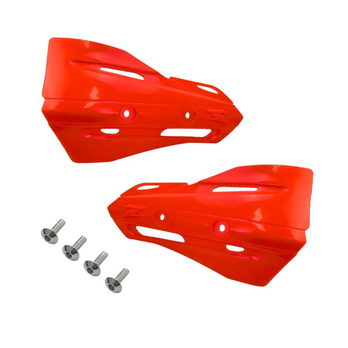 Motorcycle Hand Guards Orange Universal Fit 1