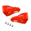 Motorcycle Hand Guards Orange Universal Fit 3