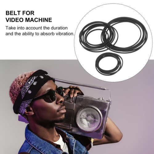 Rubber Belts for Cassette Recorder 8.5x0.1 in 40 pcs 2