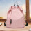 Beach Backpack Pink Swim Gym Bag 1 PC 8