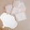 Ibasenice Reusable Cloth Sanitary Pads White 10pcs 2