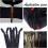 Cowhide Leather Zipper Pullers 30 pcs 3 Colors 3