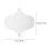 Ibasenice Reusable Cloth Sanitary Pads White 10pcs 7