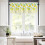 Lemon Moroccan Plaid Kitchen Curtain Set 3-Piece 3