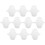 Ibasenice Reusable Cloth Sanitary Pads White 10pcs 8