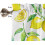 Lemon Moroccan Plaid Kitchen Curtain Set 3-Piece 2