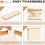 Bamboo Toilet Paper Holder with Lid Gray Fabric Foldable 5