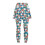 Women's Hibiscus Pink Skorted Leggings M 4