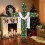 Pre-Lit Artificial Pine Christmas Cross Tree 4.9 ft White 2