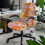 Blue Heart Star Dot Stretch-Stuhlbezug S 2