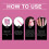 Nagelkonstpennset 5 färger 20 ml 6