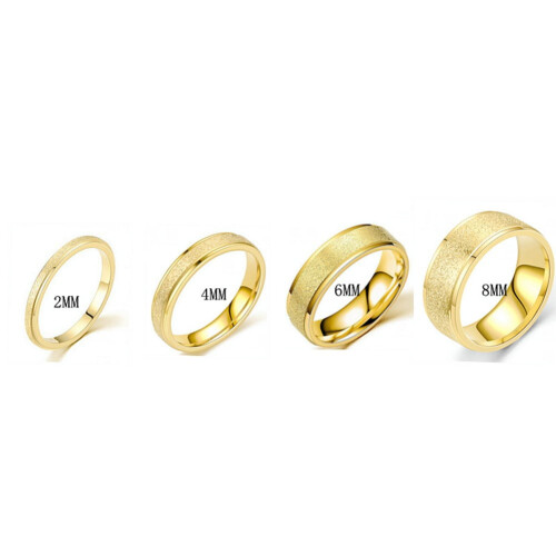 Mattierter Partnerring, verstellbare Größe 2