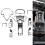 Black Motorcycle Drink Bottle Cup Holder Mount for ATV 8