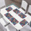 Boho Mandala Blomsterdækkeservietter Skridsikre PVC-Polyester 6 stk. 2