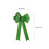 St. Patrick's Day Bow Green Lucky Clover Ribbon 5cm 2pcs 2