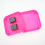 Square pin cushion sewing organizer rose red 3 pack 4