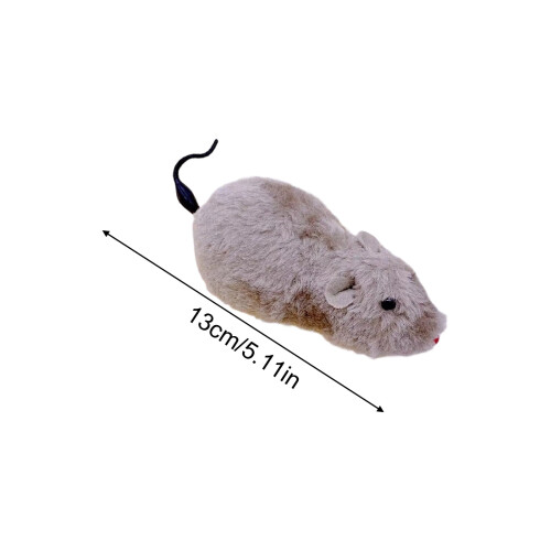 Cat Mouse Toy with Catnip 5.11 Inch Realistic Design 3 1