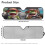 Foldable Hippie Frog Windshield Sun Shade Aluminum Foil 1 pc 5