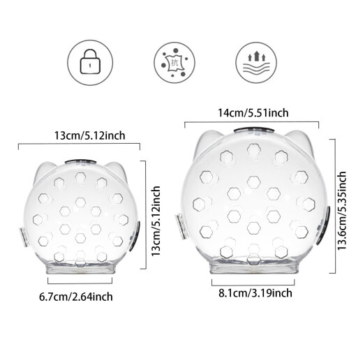 Breathable Cat Muzzle for Grooming Bathing and Nail Clipping 2