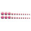 French Tip Press-on Toenails Floral Short Square Glossy 2