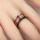 Women's 925 Sterling Silver White Geometry Wedding Ring 3