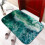 Beach waves 1029 Non-Slip Memory Foam Bath Rug: Absorbent, Quick-Dry, Machine Washable, Soft & Comfortable - S 2