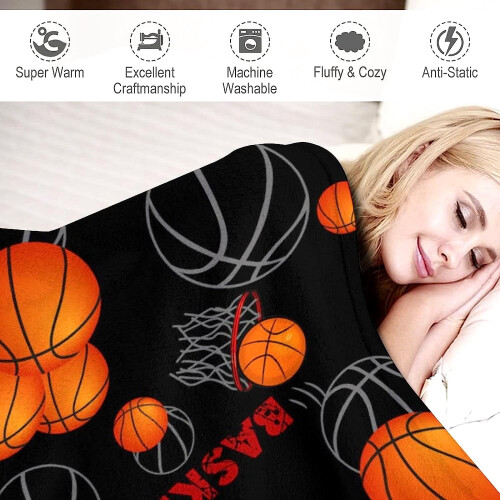 Couverture de basket douce et confortable 76 x 102 cm 2