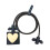 Charging Cable Protector Case Beige Black 3