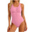 Damen-Einteiler-Badeanzug mit Spitzen-Bralette-Oberteil 2