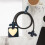 Charging Cable Protector Case Beige Black 6