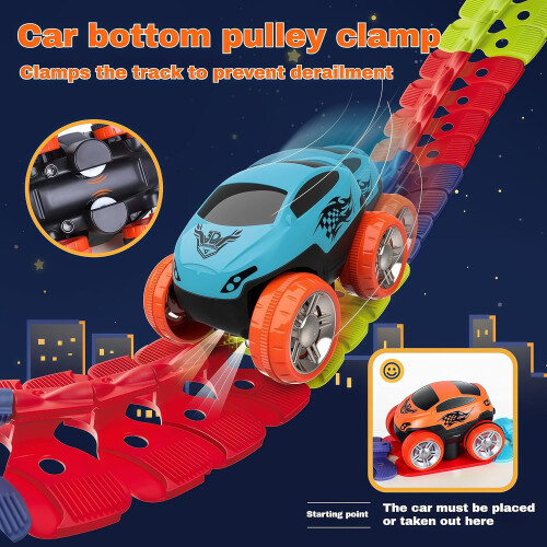 Anti-Gravity Racing Car Set with 360 Climbing Track LED 2